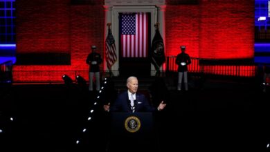 Analysis: Biden’s use of Marines during Philadelphia speech adds to debate over politicization of the military