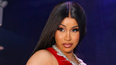Cardi B throws mic at fan who splashed her drink on stage (Video)